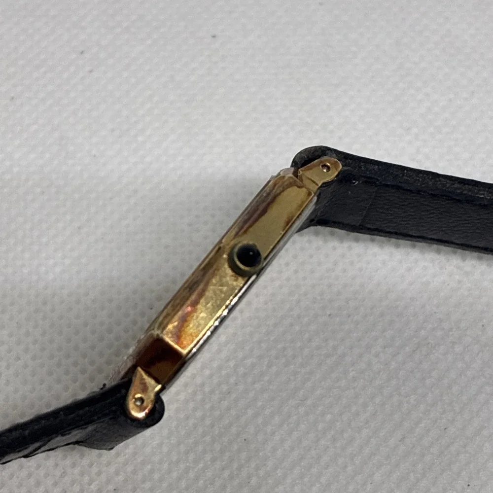 Vintage SEIKO Dolce 5931-5560 22mm Gold Dial Men's Qz Watch - WORKING!